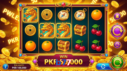 Main screen of B77 pg page for PK players